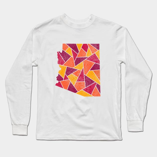 Arizona Mosaic - Desert Sunrise Long Sleeve T-Shirt by dSyndicate